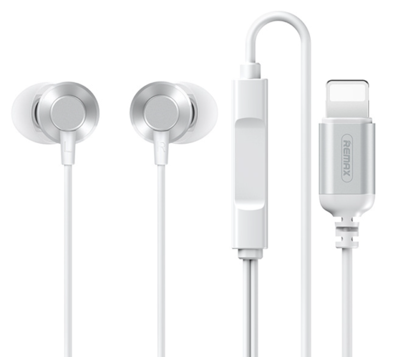 Remax RM-512i Lightning Metal Wired Earphone